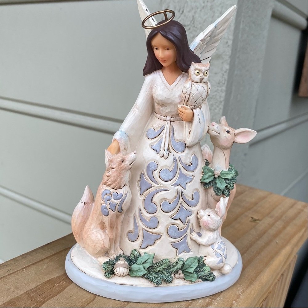 Jim Shores Heartwood Creek Woodland Angel